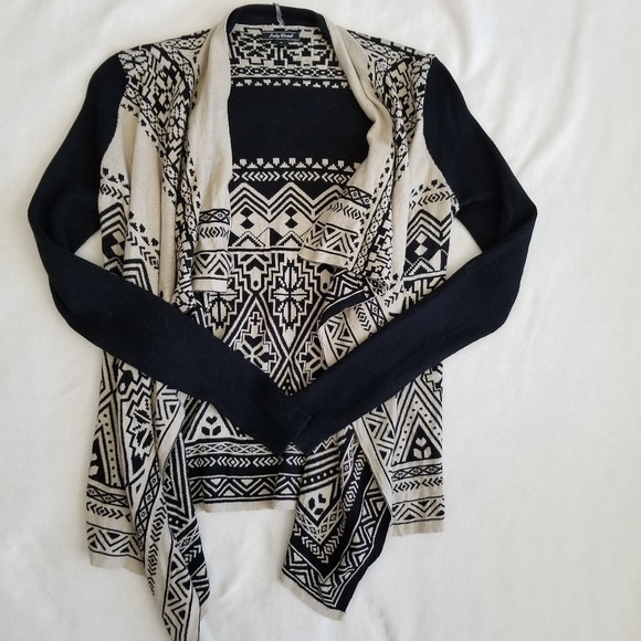 Lucky Brand Sweaters - Lucky Brand Aztec Print Cardigan